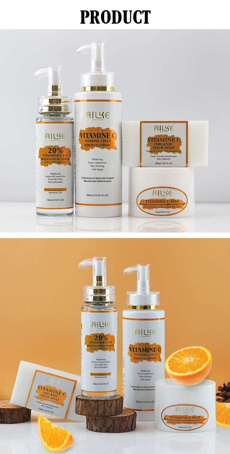 AILKE Vitamin C Brightening Skincare Set