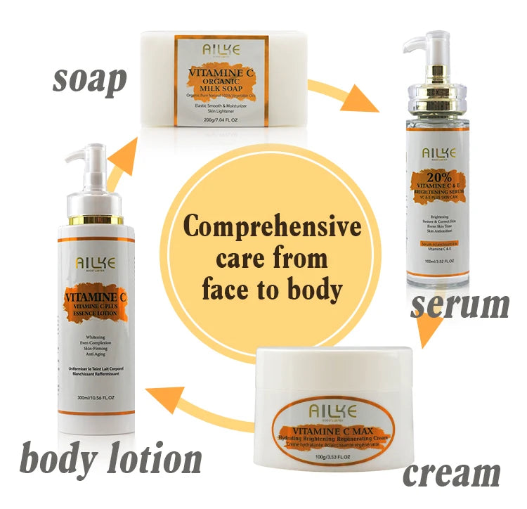 AILKE Vitamin C Brightening Skincare Set