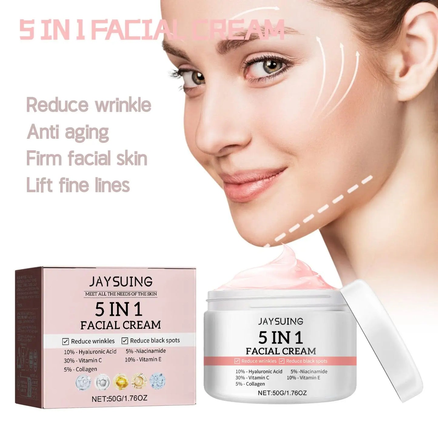 Jaysuing Wrinkle Repair Face Cream 50g