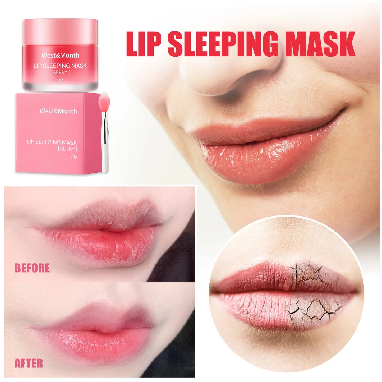 West & Month Lip Sleeping Mask 20g