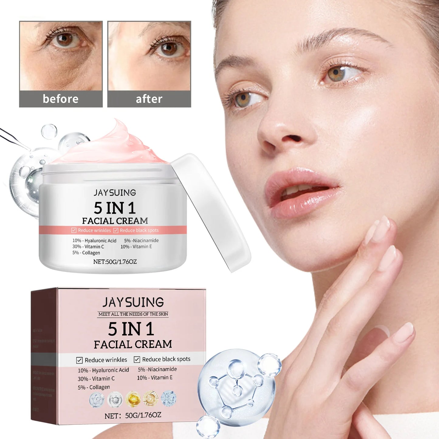 Jaysuing Wrinkle Repair Face Cream 50g