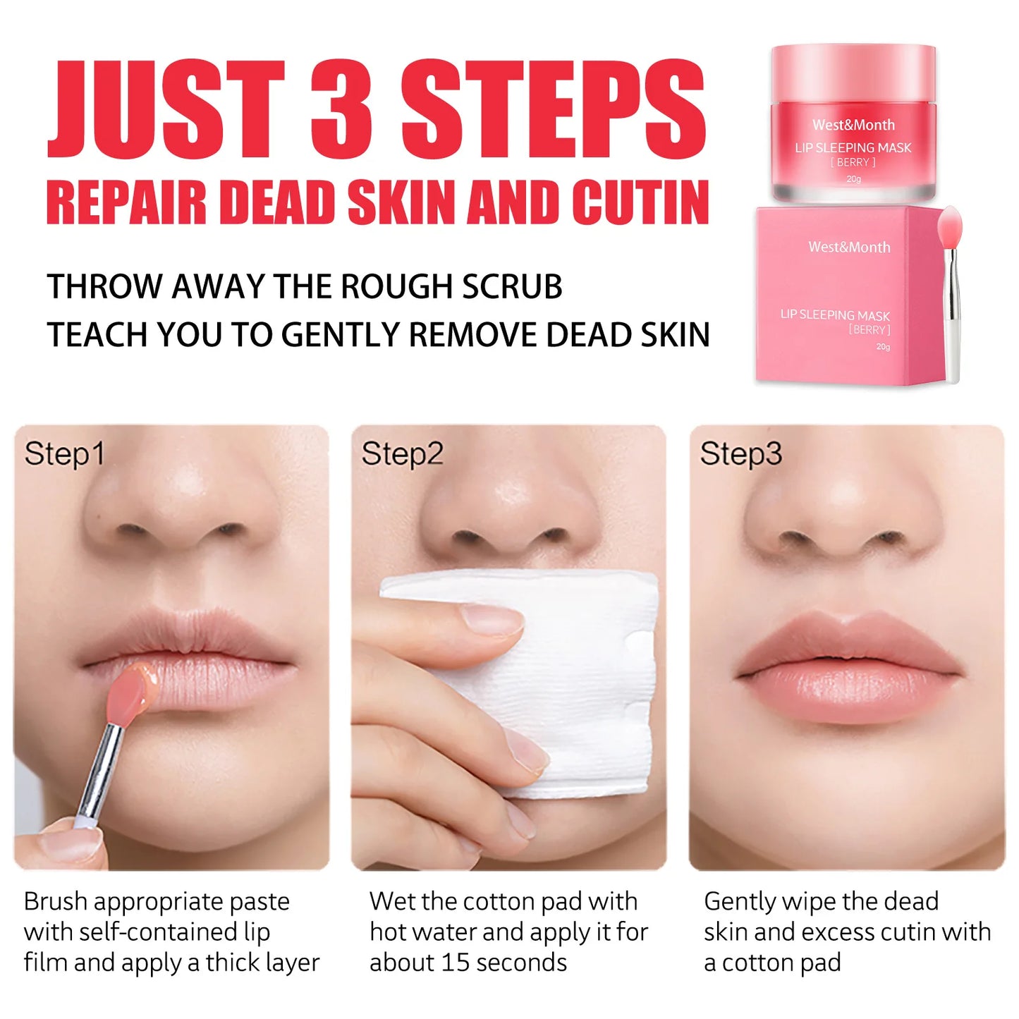 West & Month Lip Sleeping Mask 20g