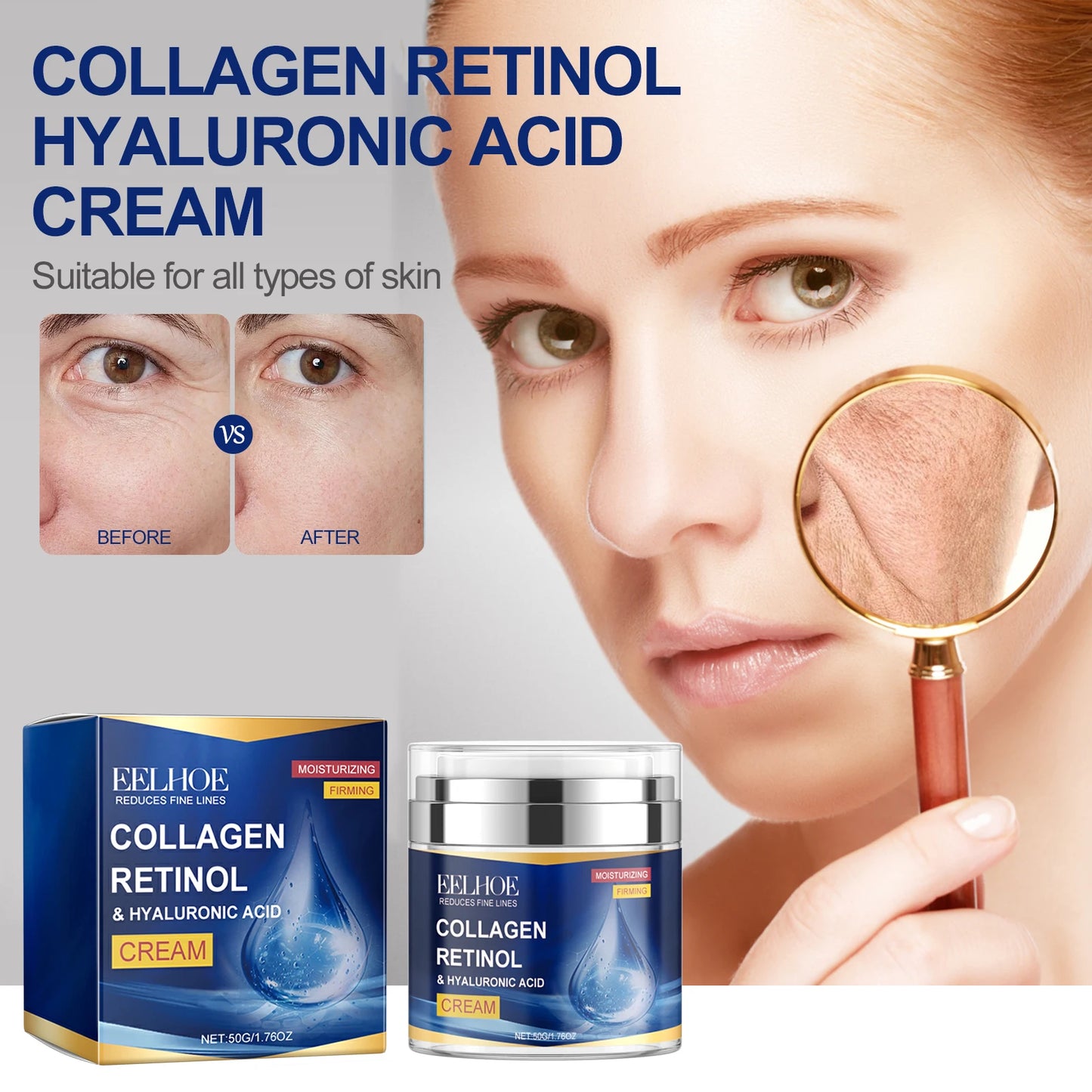 EELHOE Collagen Moisturizing Face Cream 50g