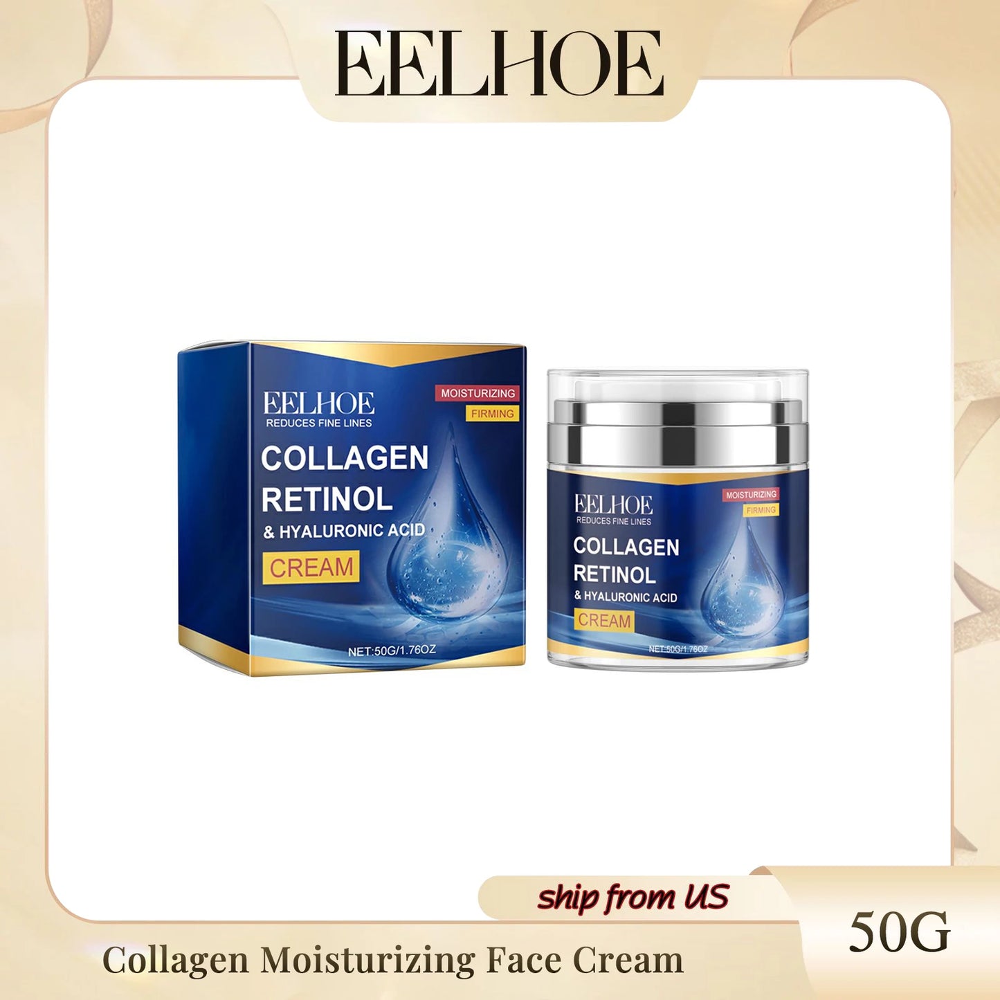 EELHOE Collagen Moisturizing Face Cream 50g