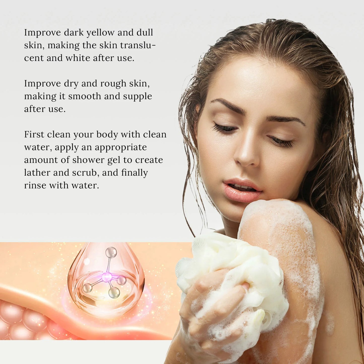 Brightening and the Moisturizing Body Wash β Exfoliating with the long Lasting Fragrance