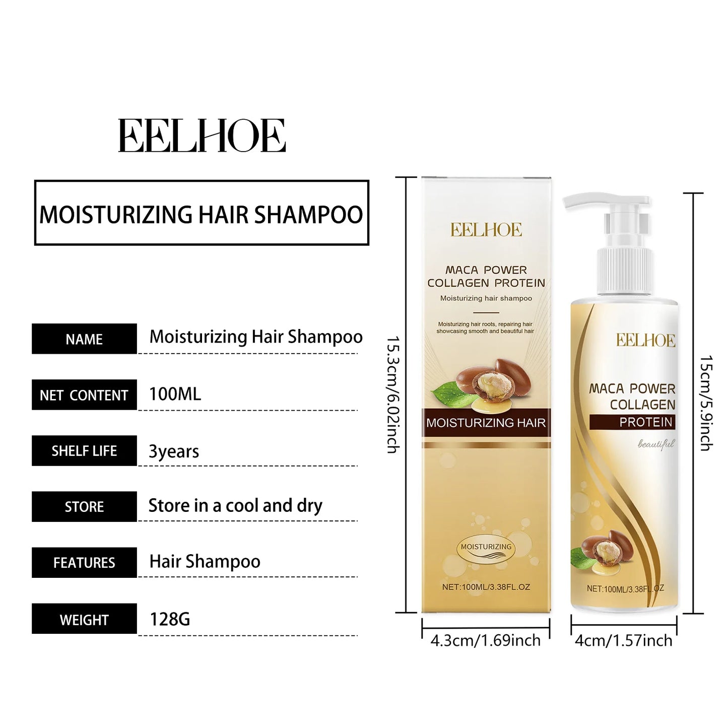 EELHOE Collagen Shampoo & Conditioner 100ml