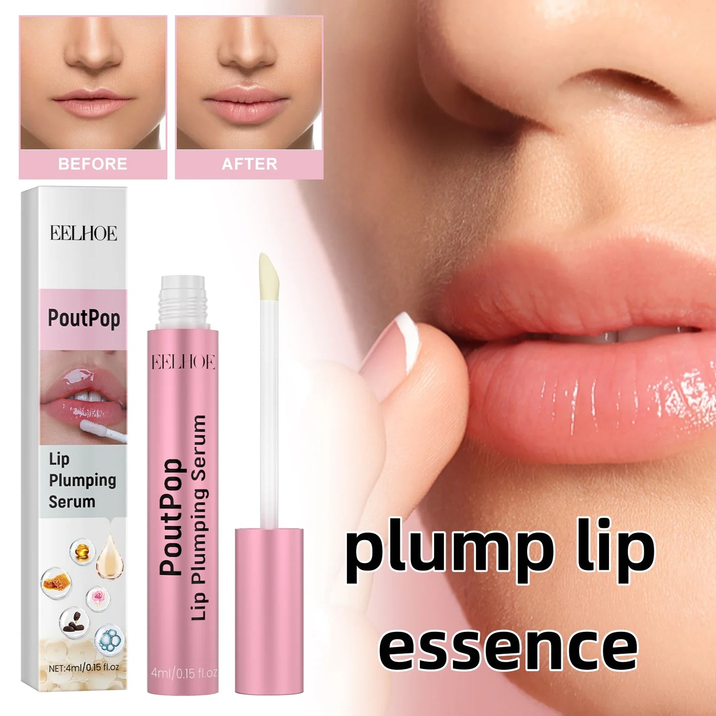 EELHOE PoutPop Lip Plumping Serum (4ml)