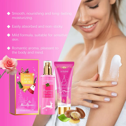 Jaysuing Temptation Body Care Gift Set Fragrant, Nourishing and Travel-Friendly