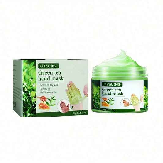Jaysuing Green Tea Hand Mask – Moisturizing & Anti-Wrinkle (50g)