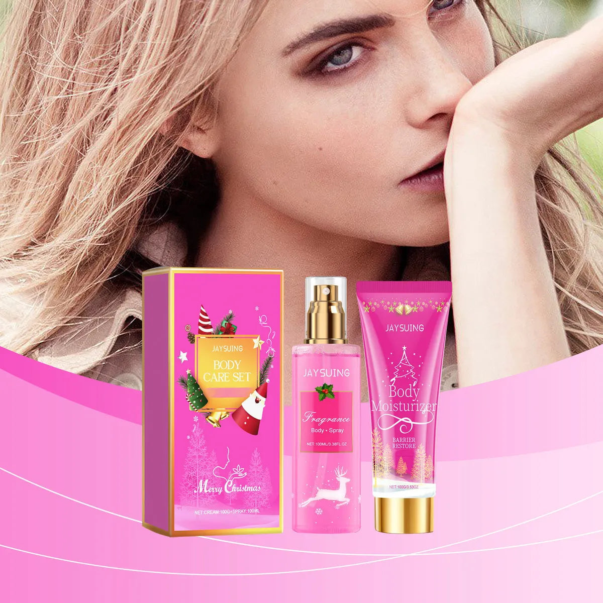 Jaysuing Temptation Body Care Gift Set Fragrant, Nourishing and Travel-Friendly