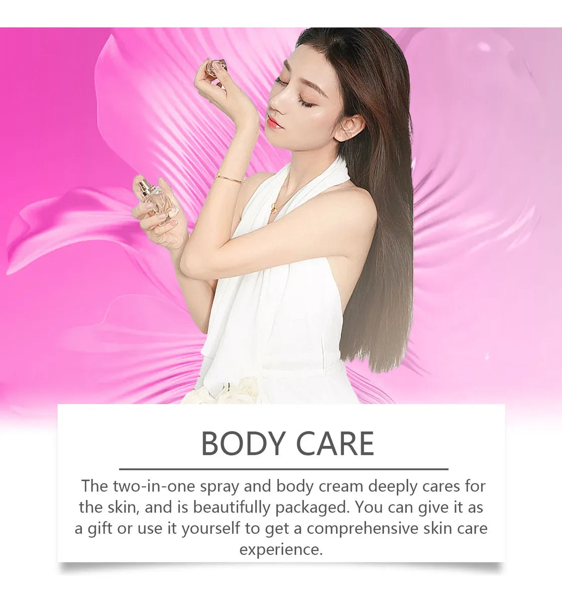 Jaysuing Temptation Body Care Gift Set Fragrant, Nourishing and Travel-Friendly