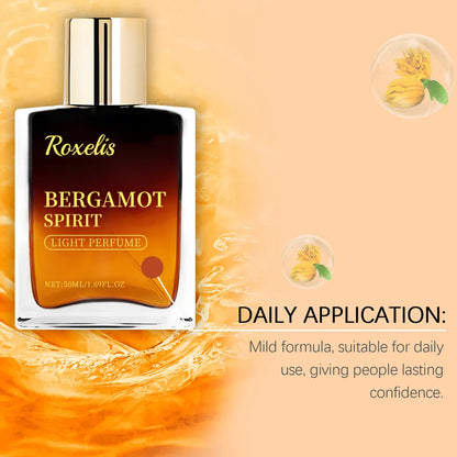 ROXELIS Bergamot Spirit Light Eau de Parfum Fresh, Elegant & Long-Lasting, 50ml