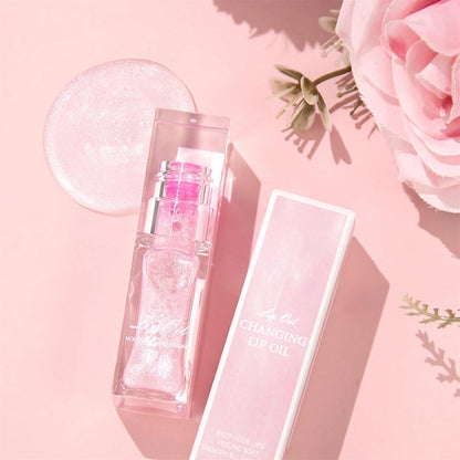 EELHOE Color Changing Lip Oil 6.5g Hydrating, Flawless Color Transformation