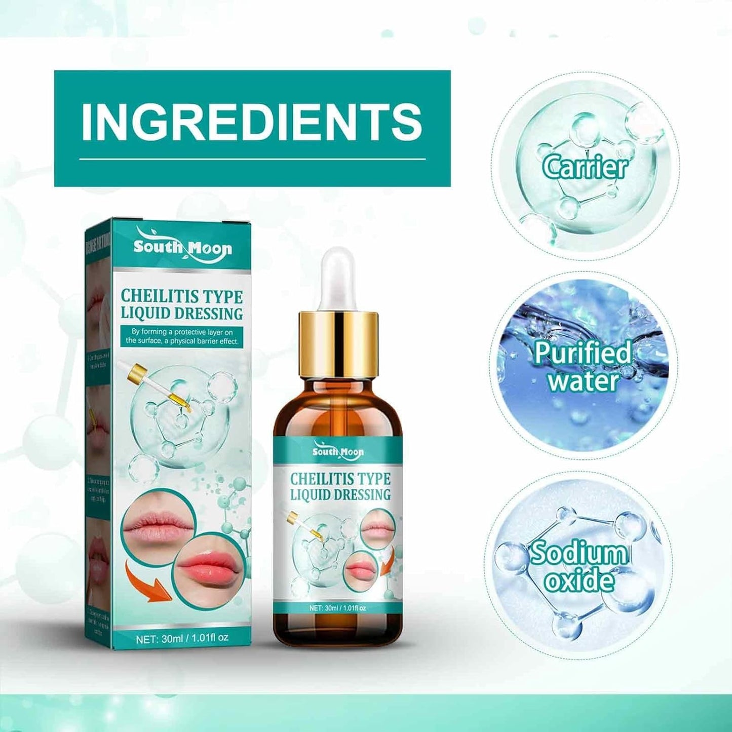 South Moon Cheilitis Relief Lip Serum Soothes, Repairs and Hydrates