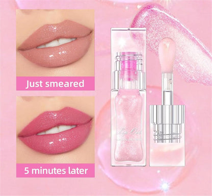 EELHOE Color Changing Lip Oil 6.5g Hydrating, Flawless Color Transformation