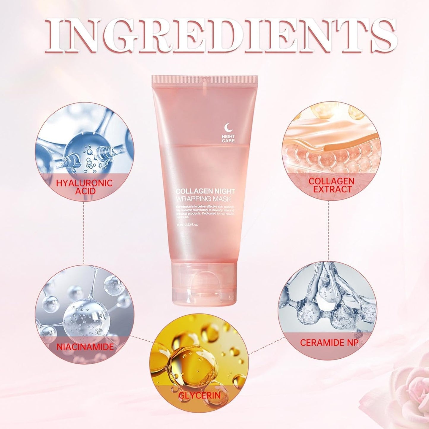 Collagen Overnight Firming Peel-Off Mask Hydrating, Lifting and Nourishing