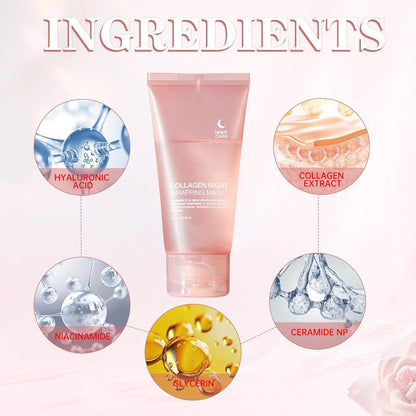 Collagen Overnight Firming Peel-Off Mask Hydrating, Lifting and Nourishing