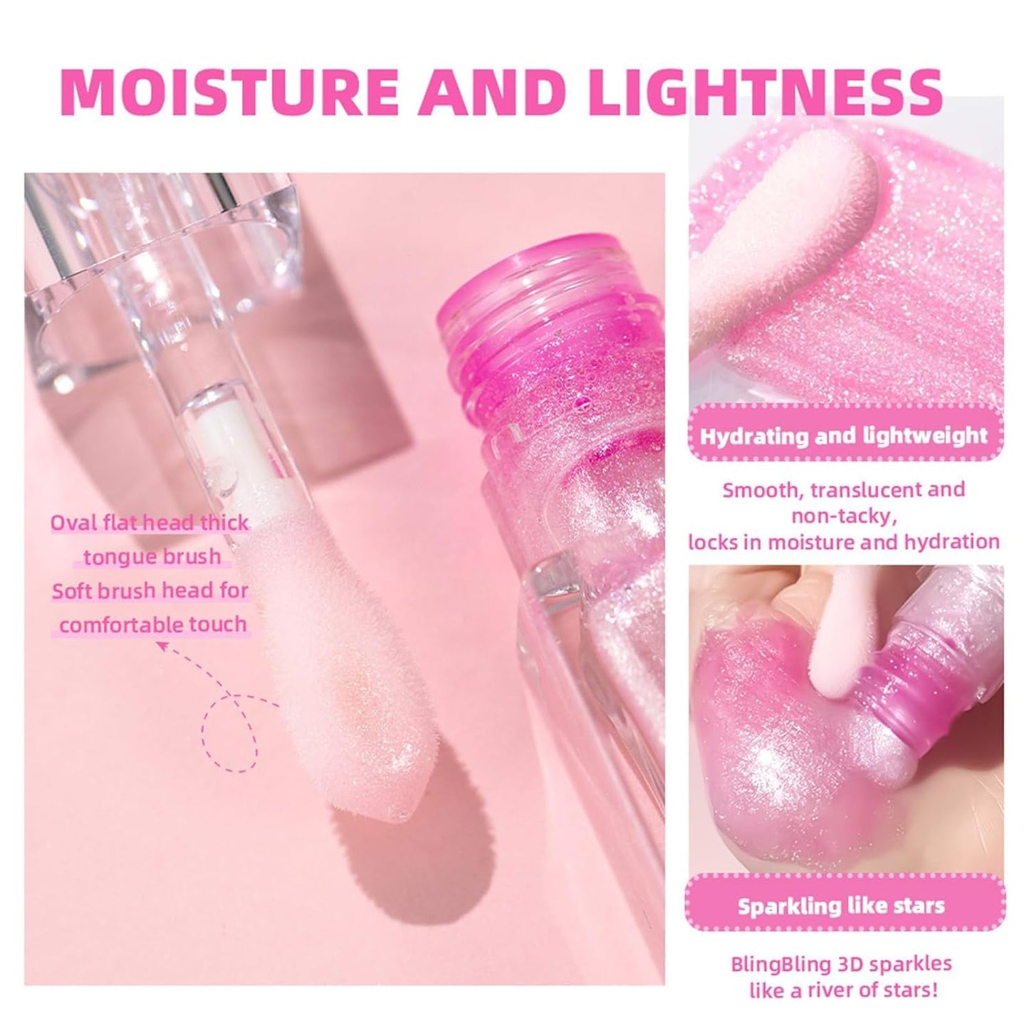 EELHOE Color Changing Lip Oil 6.5g Hydrating, Flawless Color Transformation