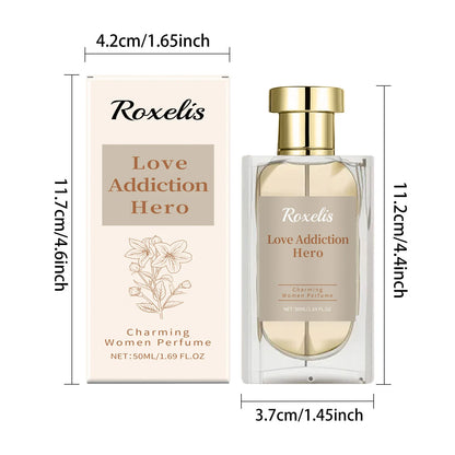 ROXELIS Charming Floral Perfume Captivating Long-Lasting Fragrance, 50ml