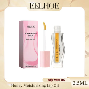 Honey Moisturizing Lip Oil Nourishing, Hydrating Shine, 2.5ml