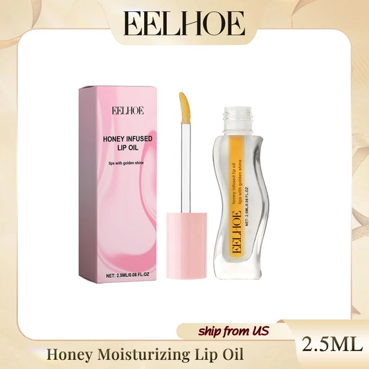 Honey Moisturizing Lip Oil Nourishing, Hydrating Shine, 2.5ml
