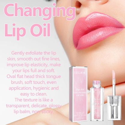 EELHOE Color Changing Lip Oil 6.5g Hydrating, Flawless Color Transformation