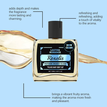 ROXELIS Pheromone Cologne for Men Bold, Long-Lasting & Confidence-Boosting, 50ml