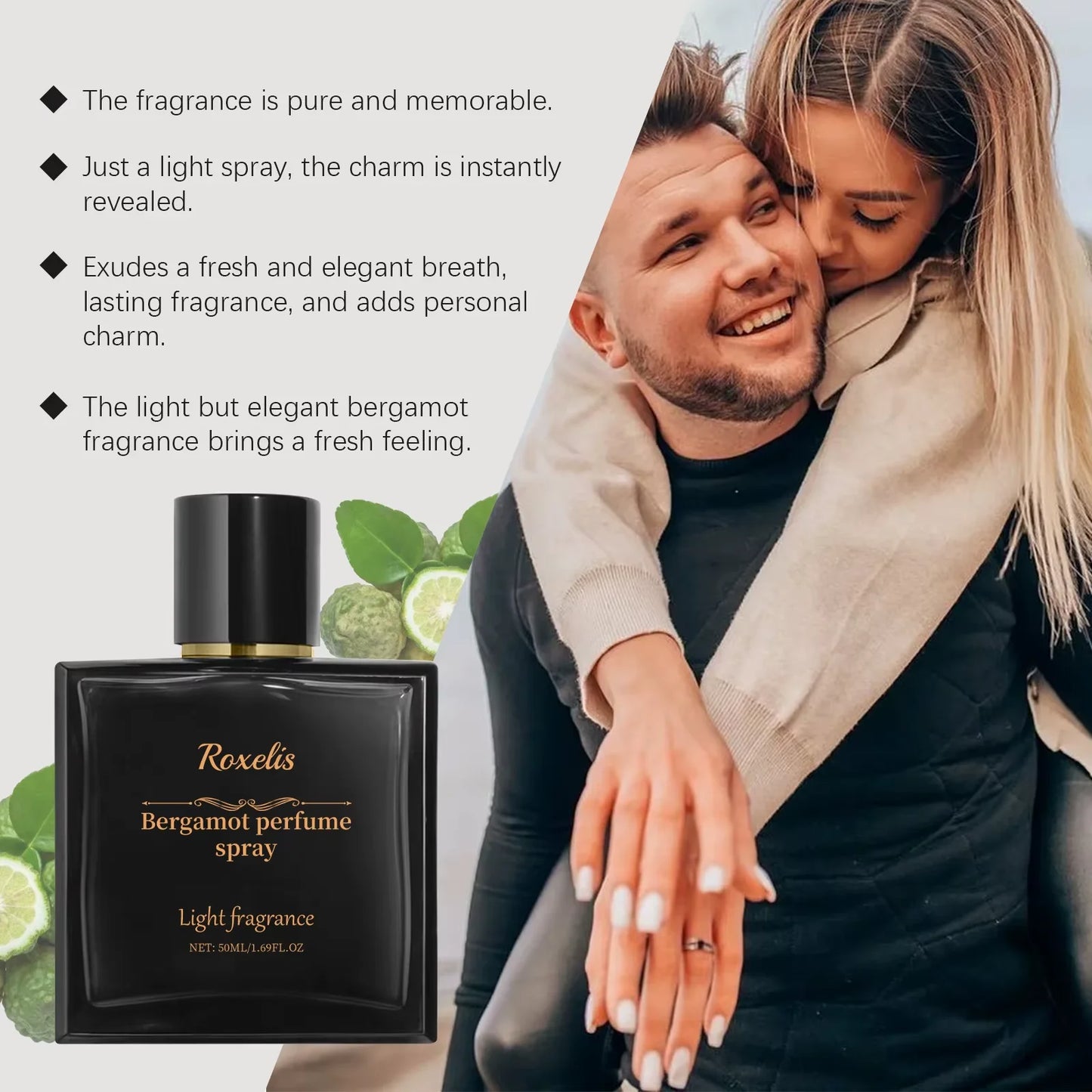 ROXELIS Pheromone Cologne for Men Bold, Long-Lasting & Confidence-Boosting, 50ml