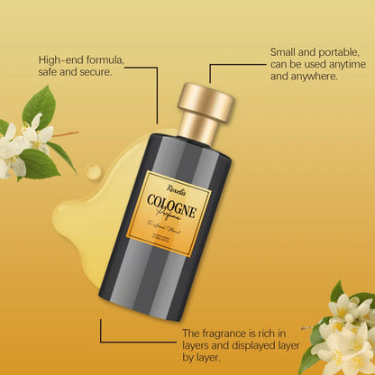 ROXELIS Gentle Spice Men’s Spray Sandal wood and Freesia, Long-Lasting 50ml