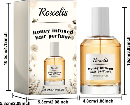 Roxelis Honey Glow Hair Perfume, Sweet Scent & Lightweight, 50ml