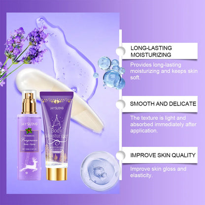 Jaysuing Body Spray & Moisturizer Set and Refreshing Daily Hydration, Fragrance