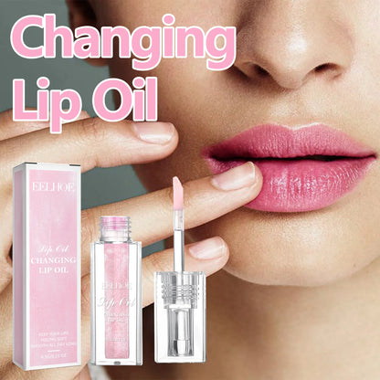 EELHOE Color Changing Lip Oil 6.5g Hydrating, Flawless Color Transformation