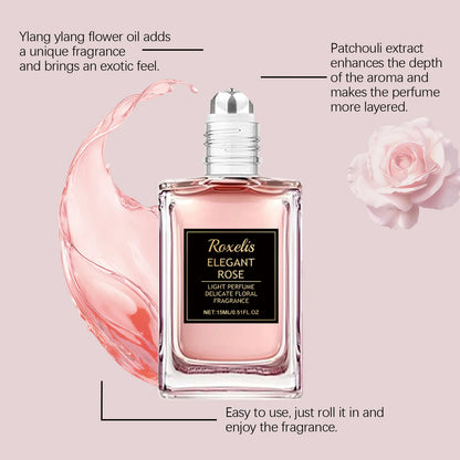 ROXELIS Rose Perfume Roller Ball  (15ml)