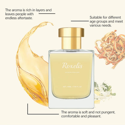 ROXELIS Citrus Fresh Body Mist Long-Lasting Floral & Citrus Fragrance for Women, 50ml