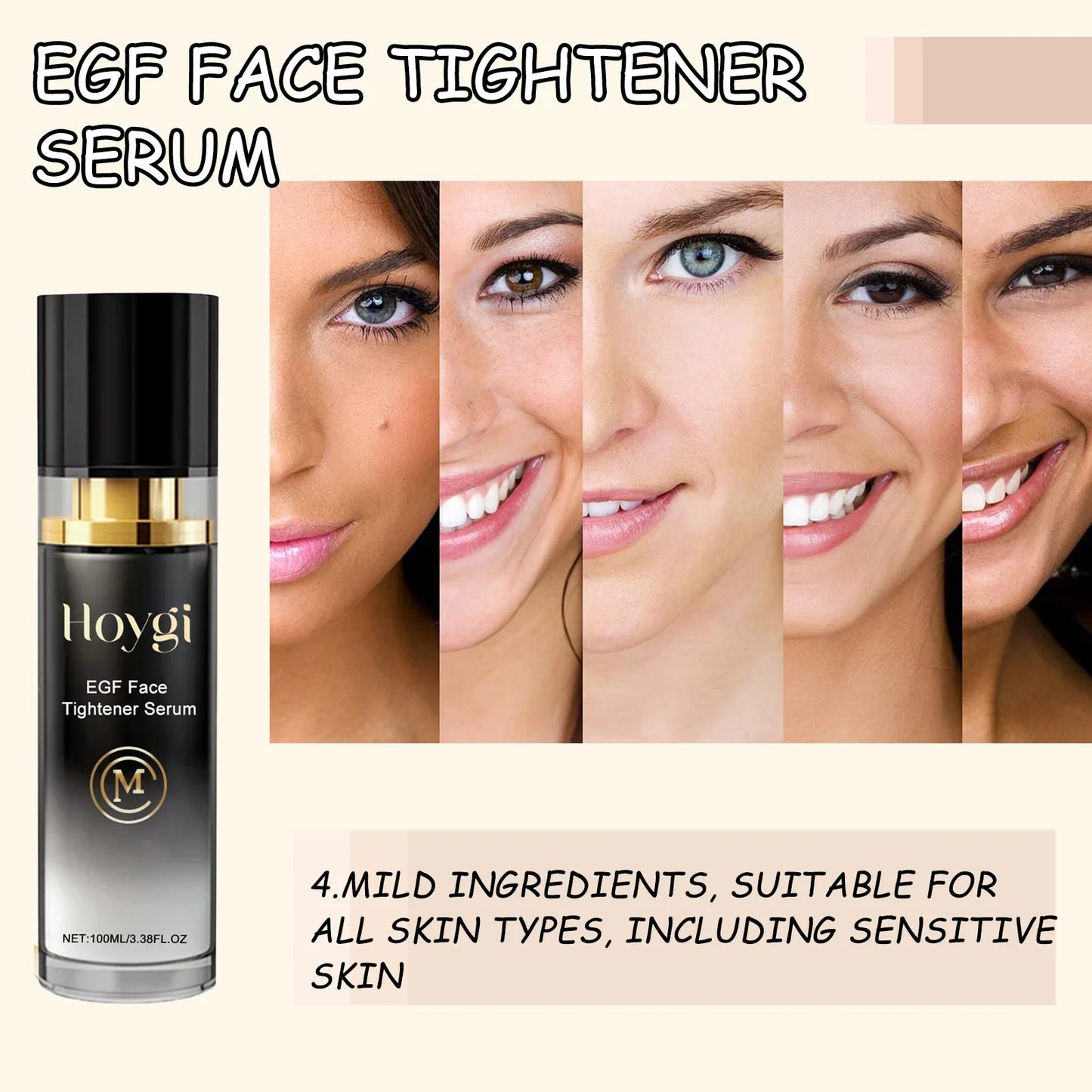 EGF Brightening Face Serum – Dark Spot Fading, Hydrating & Anti-Aging