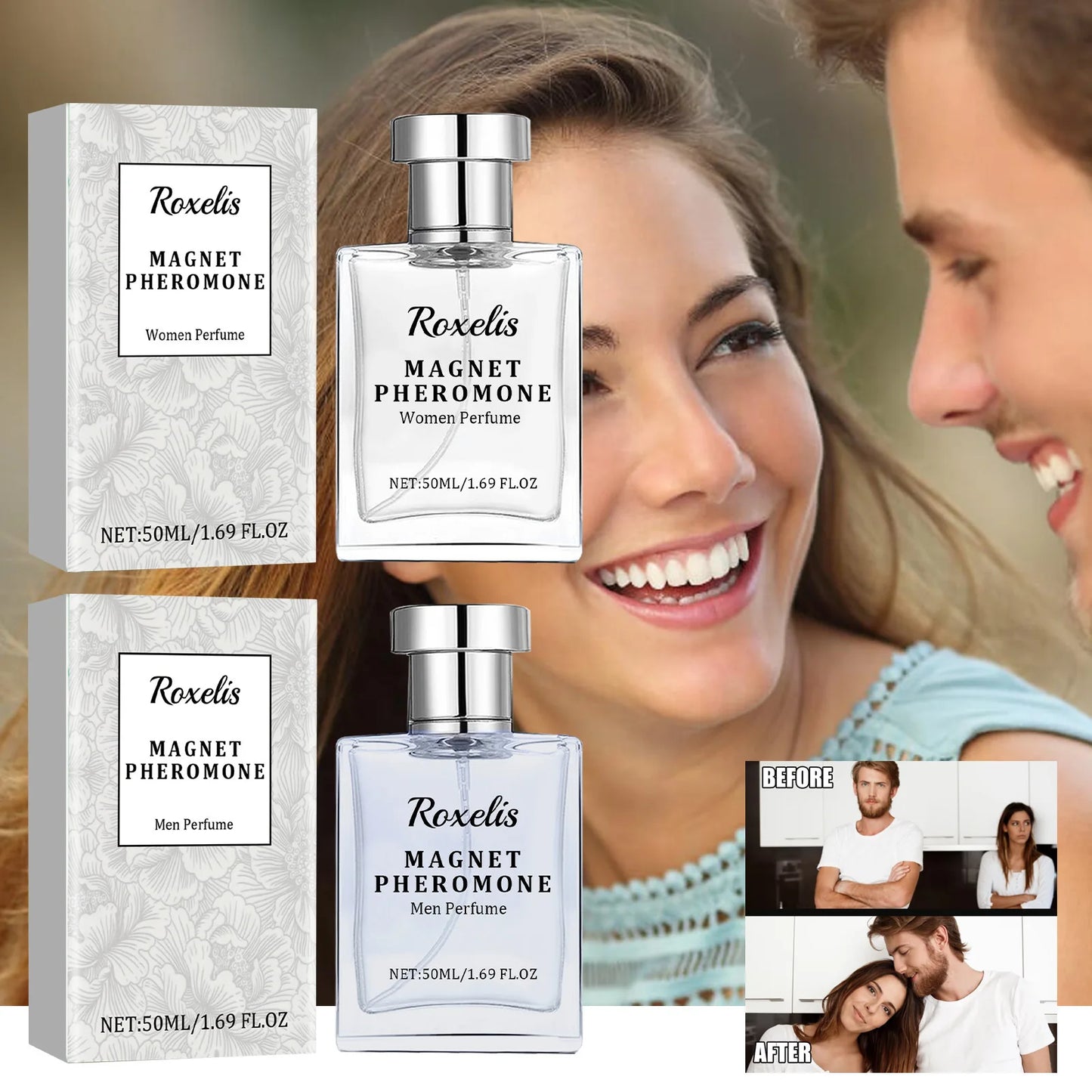 ROXELIS Pheromone Perfume Alluring and Fragrance for Women, 50ml
