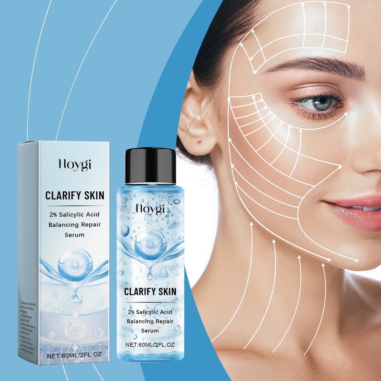 Anti-Aging & Pore-Minimizing Salicylic Acid Liquid – Oil Control & Hydrating, 60ml