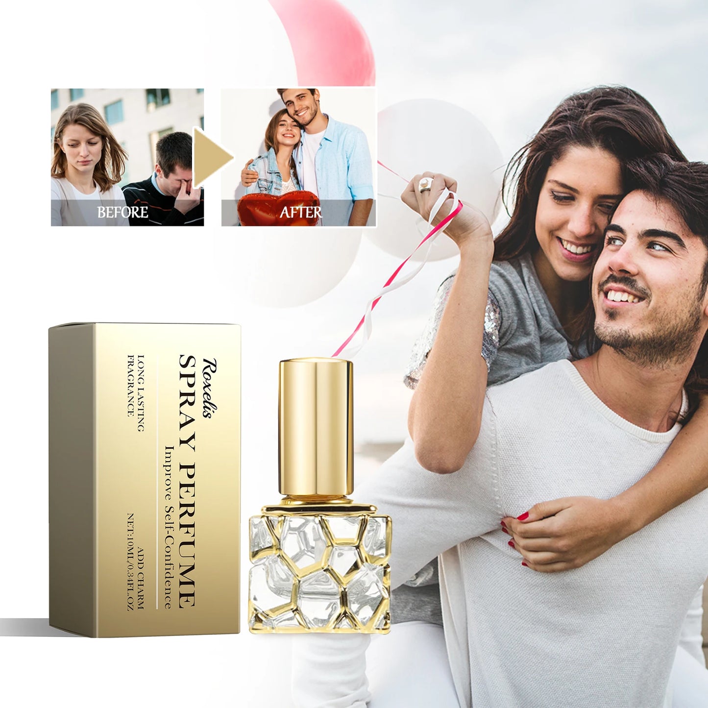 ROXELIS Woody Scent Cologne for Men and Pheromone Infused, Freshness 10ml