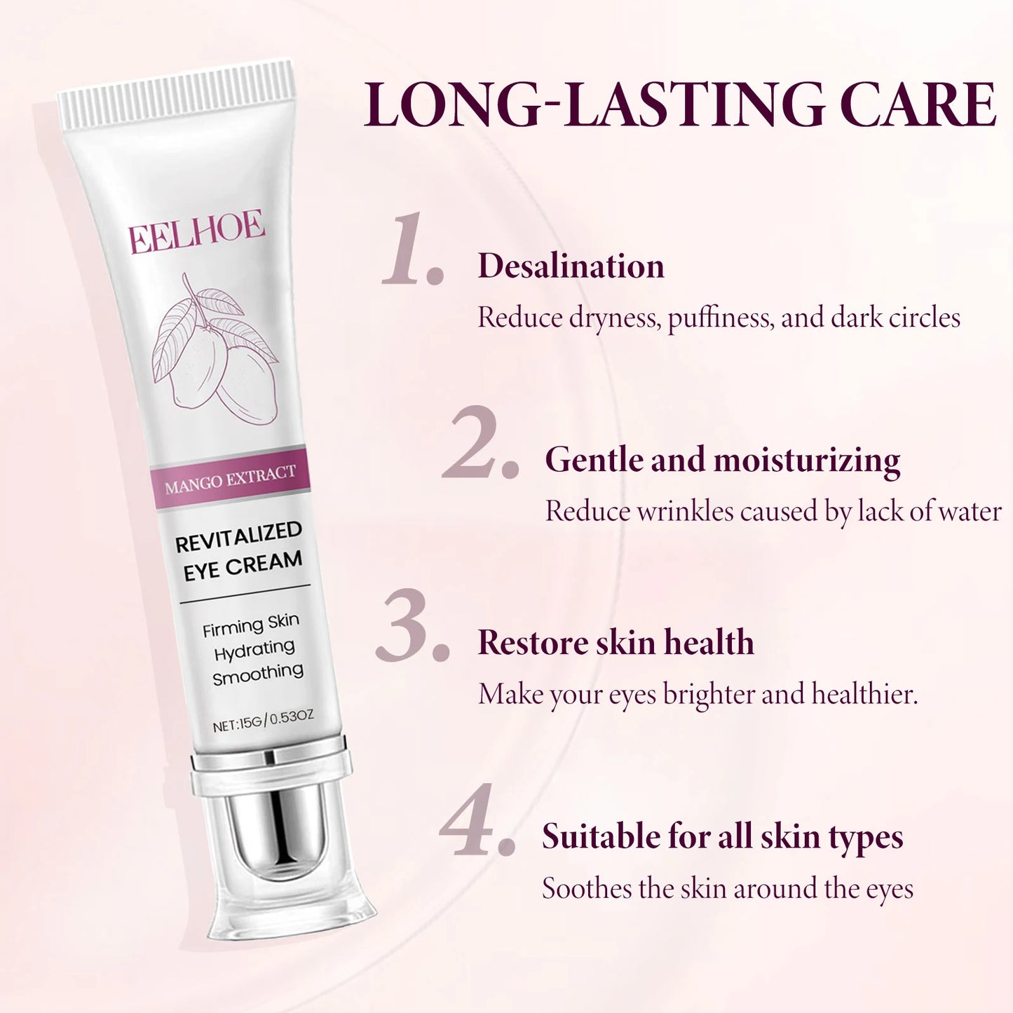 Under-Eye Cream Hydrating, Firming & the Anti-Aging for Puffiness & Wrinkles