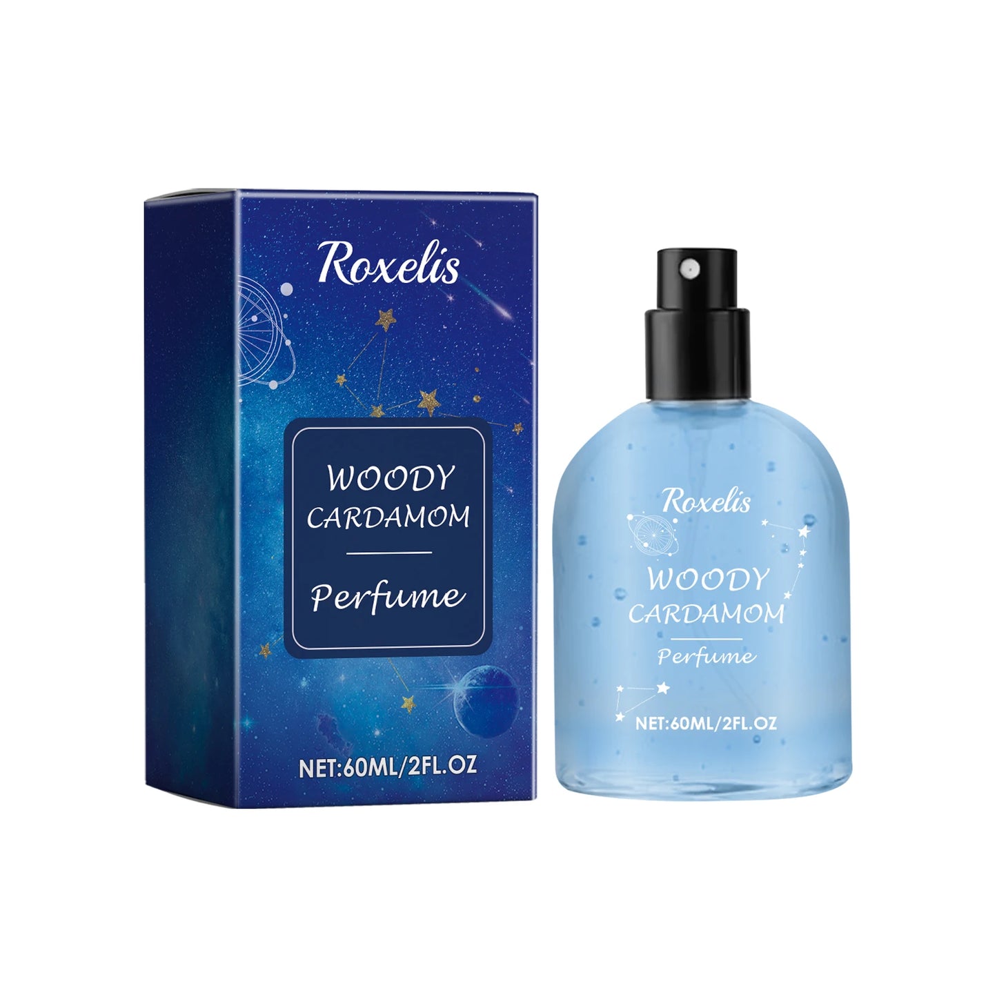 ROXELIS Woody and Cardamom Unisex Perfume Long-Lasting Fragrance  60ml