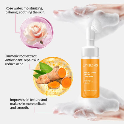Kojic Acid & Turmeric Face Cleanser – Brightening, Acne-Fighting & Exfoliating