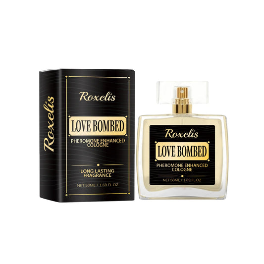 ROXELIS Men's Love Bombed Cologne Pheromone Infused, Bold & Long-Lasting, 50ml