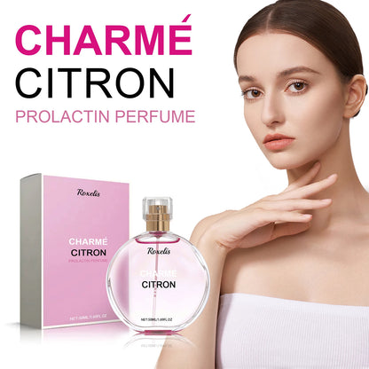 ROXELIS Charmé Prolactin Perfume Long-Lasting Citrus Floral, Unisex 30ml