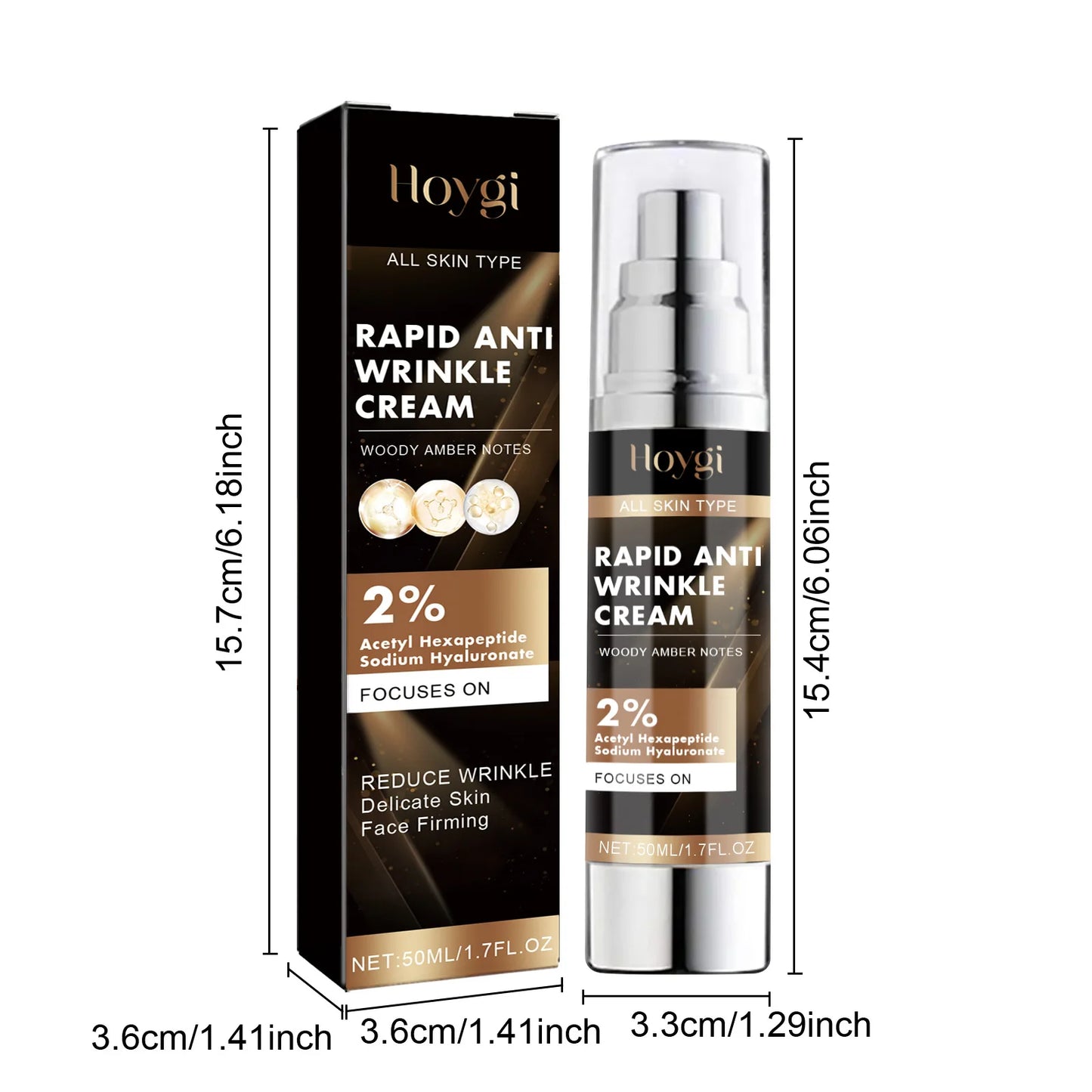 Hoygi Anti-Wrinkle & Firming Face Cream 50ml Hydrating and Brightening