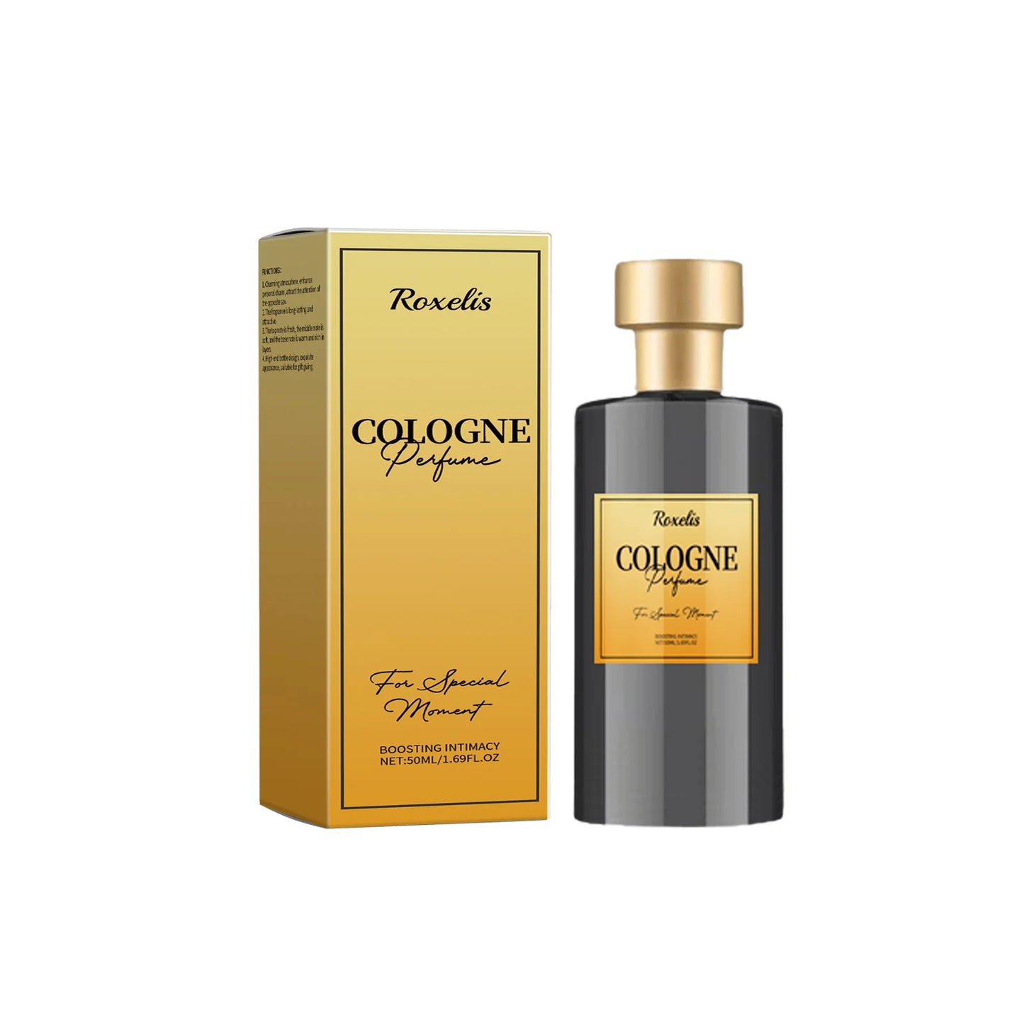 ROXELIS Gentle Spice Men’s Spray Sandal wood and Freesia, Long-Lasting 50ml
