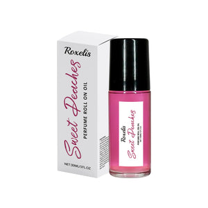 ROXELIS Pheromone Roller Perfume Sweet Peach Fragrance with Freshness, 30ml