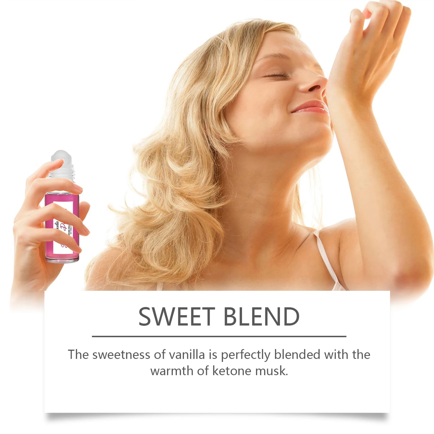 ROXELIS Pheromone Roller Perfume Sweet Peach Fragrance with Freshness, 30ml