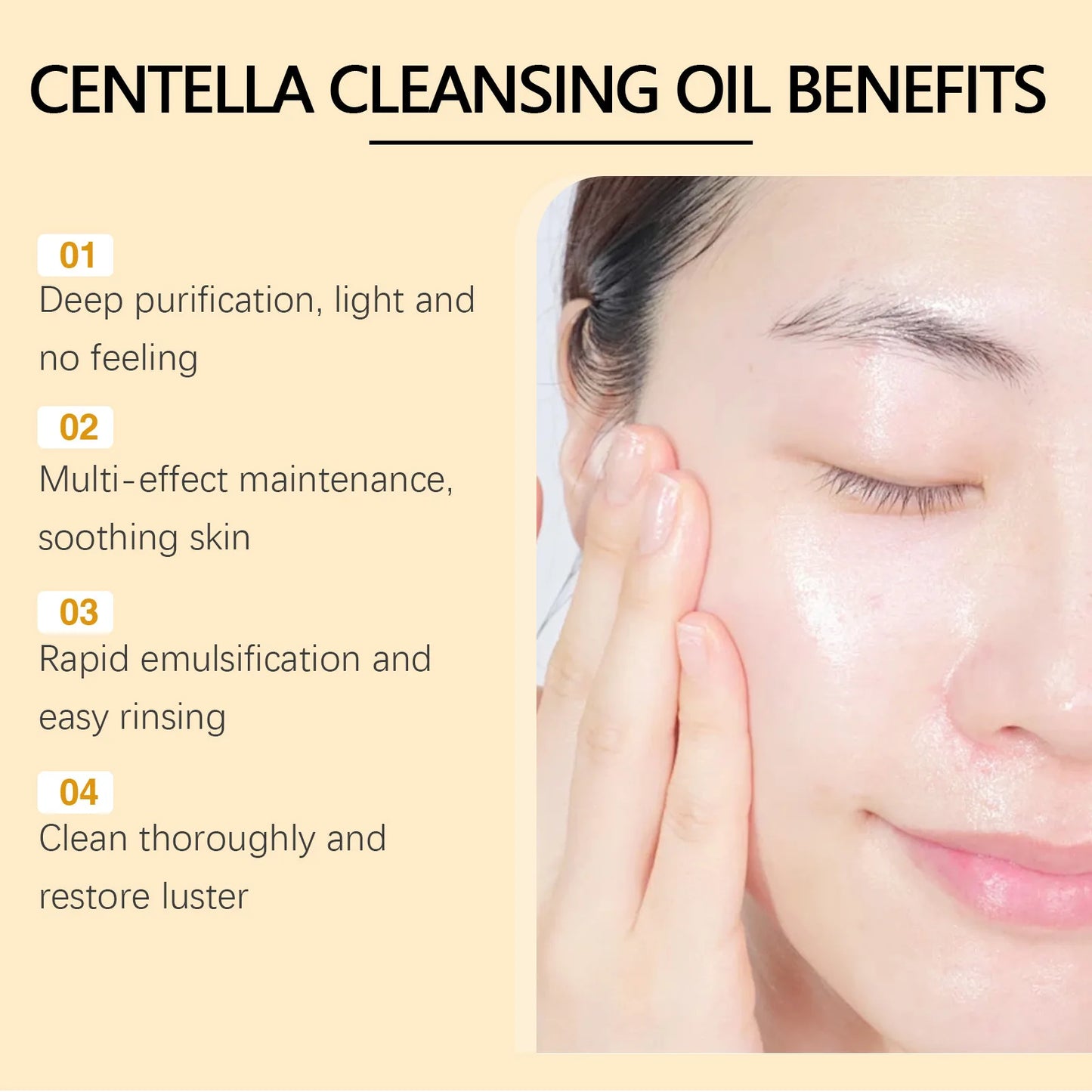 Centella Oil Extract Makeup Remover – Hydrating & Pore Cleansing