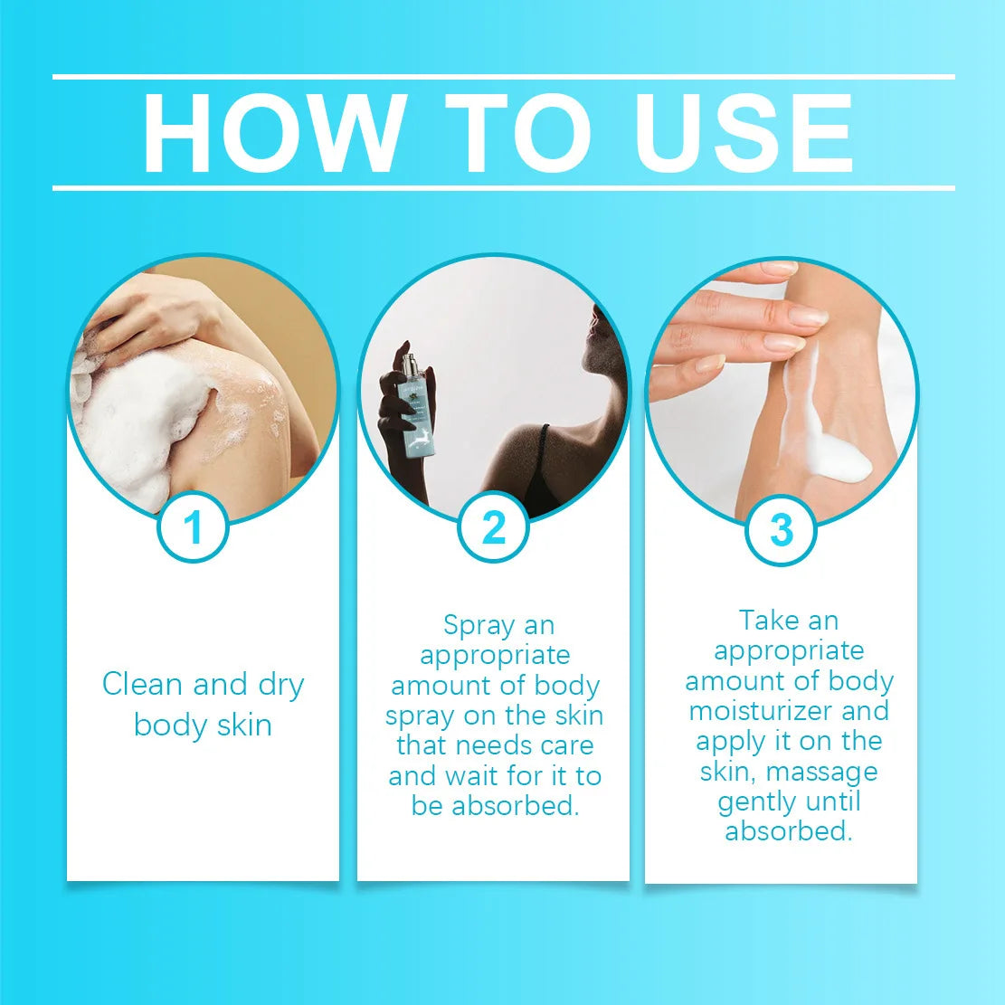 Jaysuing Body Spray and Moisturizer Set Lightweight Daily Hydration and Long-Lasting Fragrance