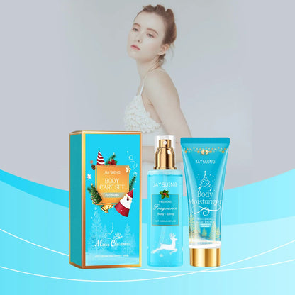 Jaysuing Body Spray and Moisturizer Set Lightweight Daily Hydration and Long-Lasting Fragrance
